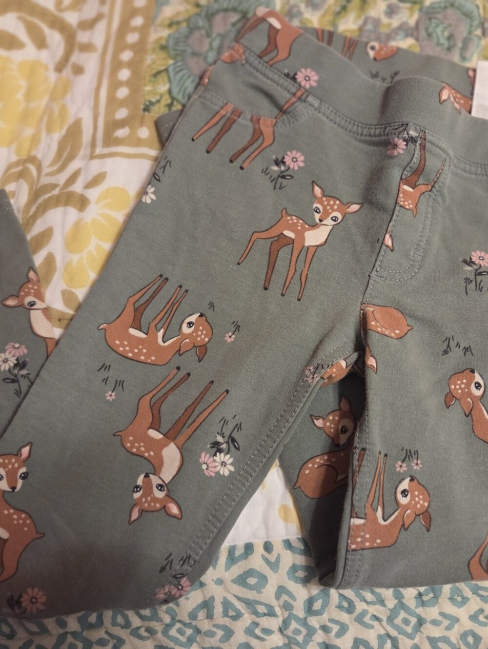 Girls Deer Jeggings H&M 6/6x